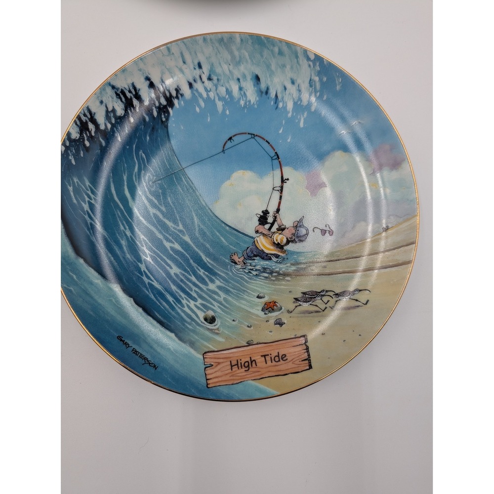 Gary Patterson Art of Fishing Limited Edition Collector Plates Set of 4 Fishing - Picture 3 of 11